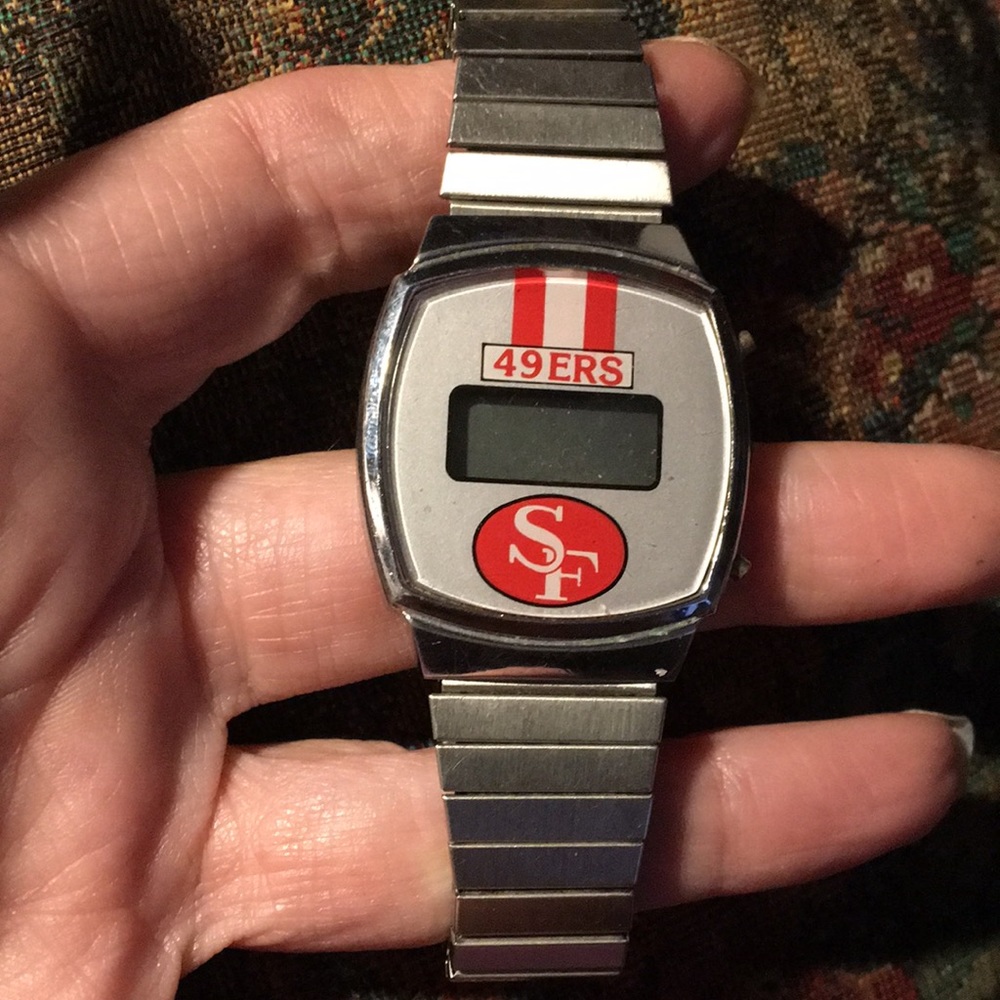 VTG Stainless San Francisco 49ers Digital Watch Expansion Band